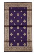 Banarasi Silk Dupatta with gold zari border